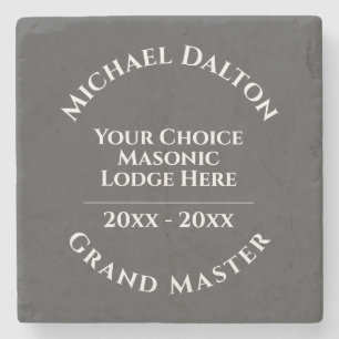 Dessous-de-verre En Pierre Masonic Grand Master
