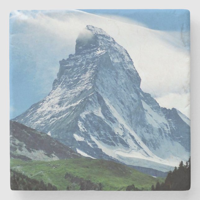 Dessous-de-verre En Pierre Matterhorn, Alpes (Devant)