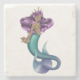 Dessous-de-verre En Pierre Mermaid Iole