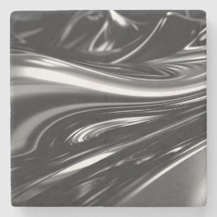Dessous-de-verre En Pierre Métal argenté