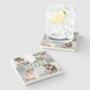 Dessous-de-verre En Pierre Mignonne JE T'AIME MOM Fête des Mères Photo
