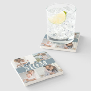 Dessous-de-verre En Pierre Mignonne JE T'AIME MOM Fête des Mères Photo