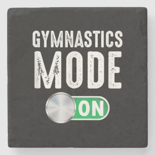 Dessous-de-verre En Pierre Mode Gymnastique Activé Athlète Gymnaste Cool