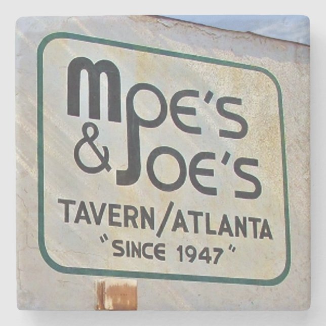 Dessous-de-verre En Pierre Moe's & Joe's Atlanta, Moe's & Joe's (Devant)