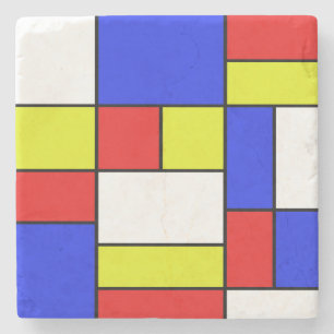 Dessous-de-verre En Pierre Mondriaan #19