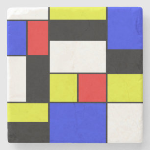 Dessous-de-verre En Pierre Mondriaan #20