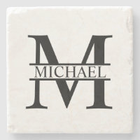 Monogramme et nom personnalisés