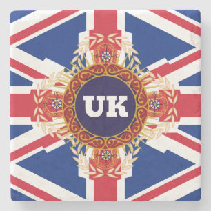 Dessous-de-verre En Pierre Monogramme personnalisé Warped UK