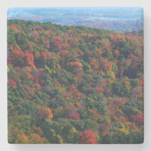 Dessous-de-verre En Pierre Montagnes Appalaches en automne