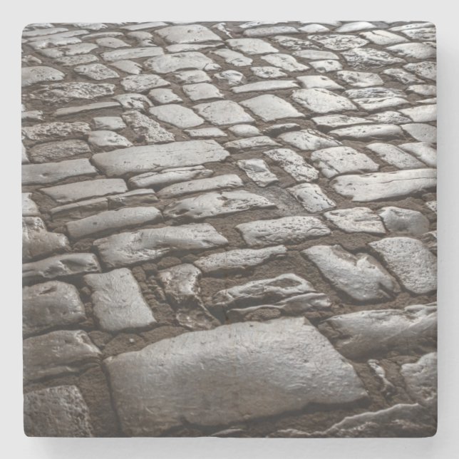 Dessous-de-verre En Pierre Moonlit Cobblestones (Devant)