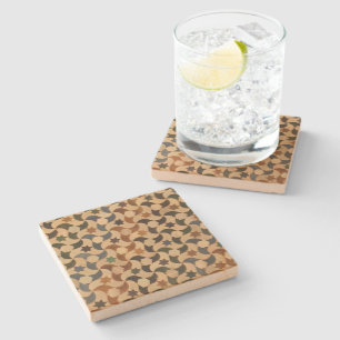 Dessous-de-verre En Pierre Mosaïque Chaud-Hue d'étoile d'Alhambra
