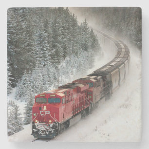 Dessous-de-verre En Pierre Moteur de train diesel classique