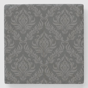 Dessous-de-verre En Pierre Motif 6 de damassé