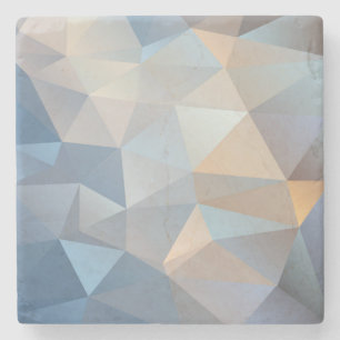 Dessous-de-verre En Pierre Motif abstrait frais de triangle