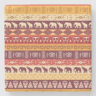 Dessous-de-verre En Pierre Motif africain
