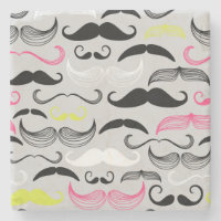 Motif de moustache, rétro style