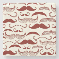 Motif de moustache, rétro style 3