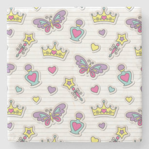 Dessous-de-verre En Pierre motif de princesse de ballet