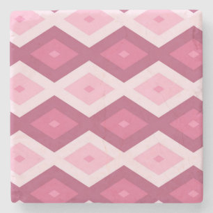 Dessous-de-verre En Pierre Motif en diamant rose