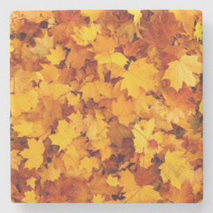 Dessous-de-verre En Pierre Motif feuille d'érable-25877