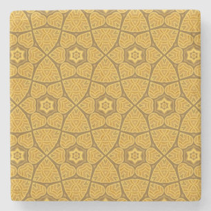 Dessous-de-verre En Pierre Motif géométrique moderne ethnique