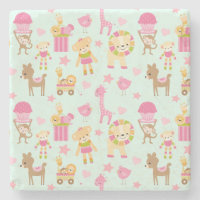 Motif mignon avec Animaux et Jouets heureux