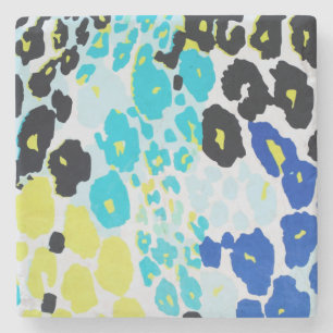 Dessous-de-verre En Pierre Motif moderne tendance Leopard