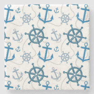 Dessous-de-verre En Pierre motif nautique
