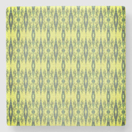 Dessous-de-verre En Pierre Motif noir et jaune