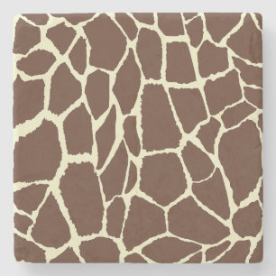 Dessous-de-verre En Pierre Motif Peau de girafe