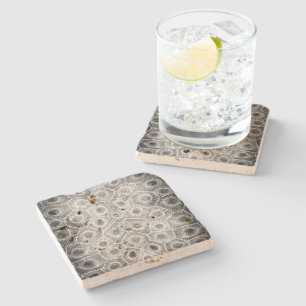 Dessous-de-verre En Pierre Motif Petoskey Stone