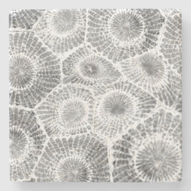 Dessous-de-verre En Pierre Motif Petoskey Stone (Devant)