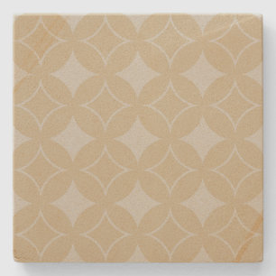 Dessous-de-verre En Pierre Motif shippo beige