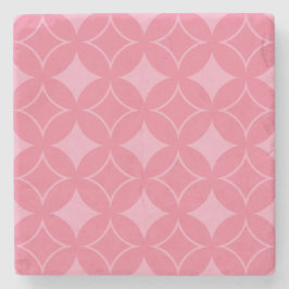 Dessous-de-verre En Pierre Motif shippo rose