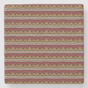 Dessous-de-verre En Pierre Motif tribal