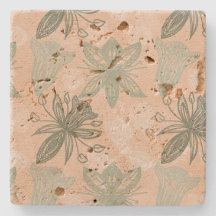 Motif vectoriel rose Pastel Art Nouveau