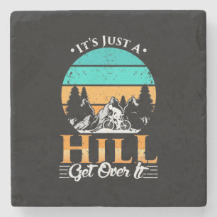Dessous-de-verre En Pierre Mountain Bike Remonter Hill