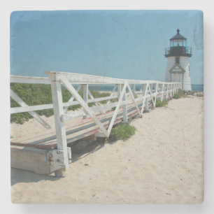 Dessous-de-verre En Pierre Nantucket. Vieux Phare en Bois