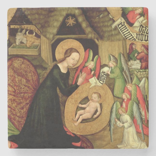 Dessous-de-verre En Pierre Nativité, c.1425 (Devant)