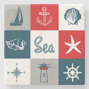 Dessous-de-verre En Pierre Nautical themed design