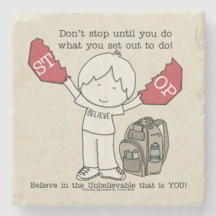 Dessous-de-verre En Pierre Ne pas s'arrêter