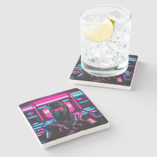 Dessous-de-verre En Pierre néon ninja