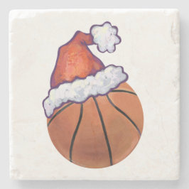 Dessous-de-verre En Pierre Noël de basket-ball