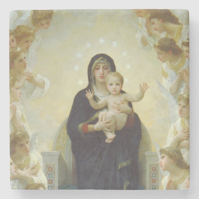 Dessous-de-verre En Pierre Noël de l'Adoration (Devant)