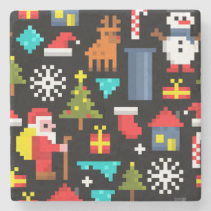 Dessous-de-verre En Pierre Noël Pixel