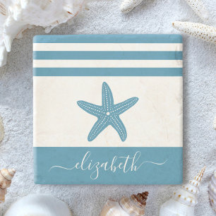 Dessous-de-verre En Pierre Nom du script de la maison de plage d'étoiles de m