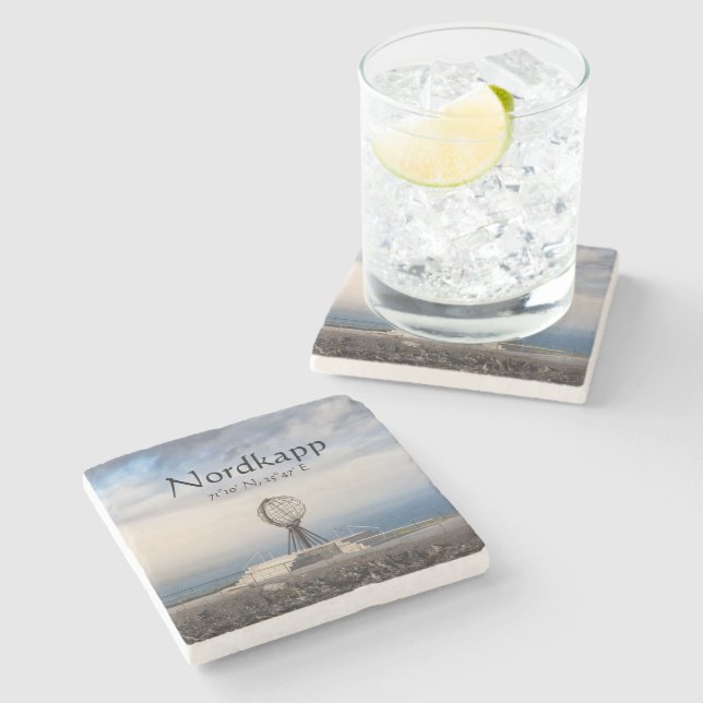 Dessous-de-verre En Pierre Nordkapp Norvège (Côté)