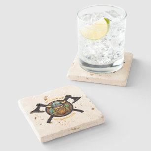 Dessous-de-verre En Pierre Norse Warrior