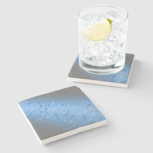 Dessous-de-verre En Pierre Notes musicales dans le Dessous de verre de pierre