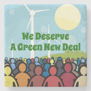 Dessous-de-verre En Pierre Nous méritons un New Deal vert